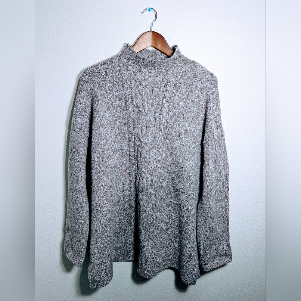 J.Jill Brown Medium Sweater Shirt